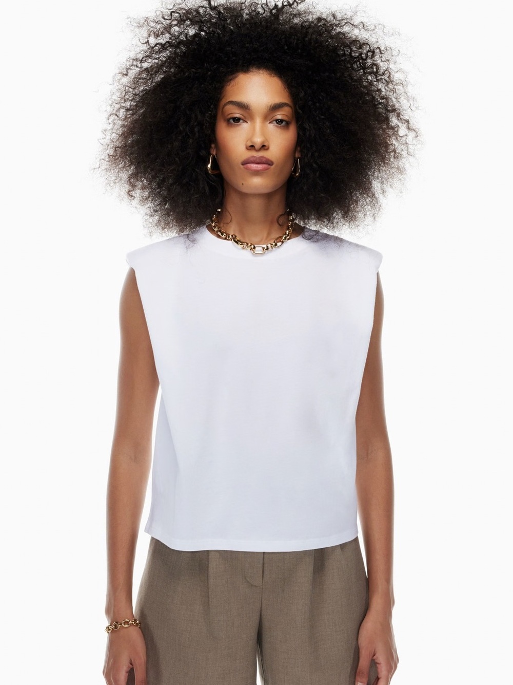 Aritzia Babaton Shoulder Pad Tank NWT